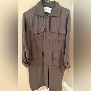 Aritzia Babaton Olive Green Trench Jacket